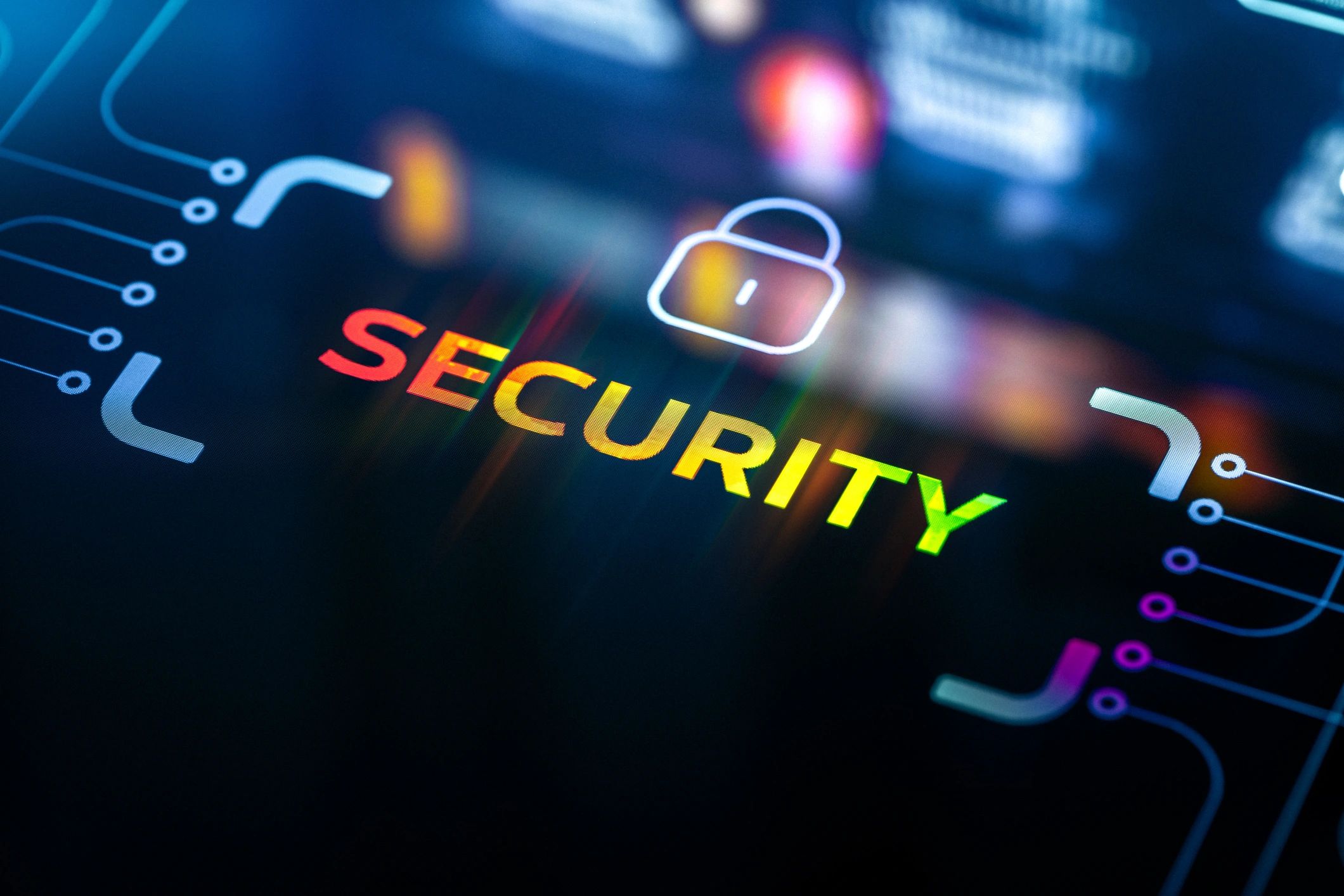 Abstract digital security background representing data privacy